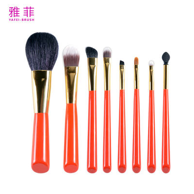kaufen 137A10908 Holzgriffe Make-up-Bürste Kleines Set 8PCS Tragbares Make-up-Bürste-Set Online-Herstellung