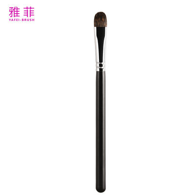 kaufen A41 Maßgeschneiderte schwarze Eichhörnchenhaare Flach-Augen-Schatten-Bürste Luxus elegant Online-Herstellung