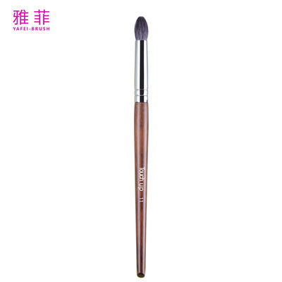 kaufen 11 professionelle Fingerspitze Schmutz Einzigartige Natur Haare Holzgriff Augenschatten Mischbürsten Online-Herstellung
