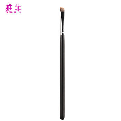 A76 Exquisite Schrägwinkel Augenbrauenbürste Frette Dachs Haar Portable Long Pole Make-up Bürste Schönheitsbürste