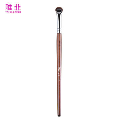 TOUCH UP 24 professionelle Mondförmige Präzision Ultra dünne Eyeliner Bürste Custom Logo synthetisches Haar mit Logo