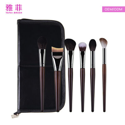 Schminkbürste mit mittlerer Zunge, klassische Sabel-Haar-Blending-Bürste, ideal für professionelle Make-up-Künstler und Schönheitssalons