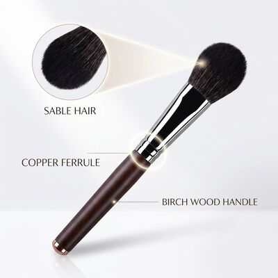 MAKEUP-BURSTEN-SET mit mittlerer Zunge, Klassische Säbelhaar-Blendungs-Bürste, ideal für professionelle Make-up-Künstler und Schönheitssalons20