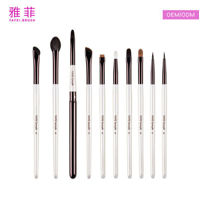 Kompleter Make-up-Bürstsatz inklusive Gesichts-Augen- und Lippenbürsten, ideal für Salon- und professionelle Make-up-Anwendungen
