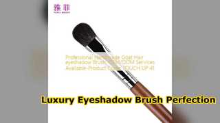 Luxus-Lidschattenpinsel aus Ziegenhaar OEM ODM