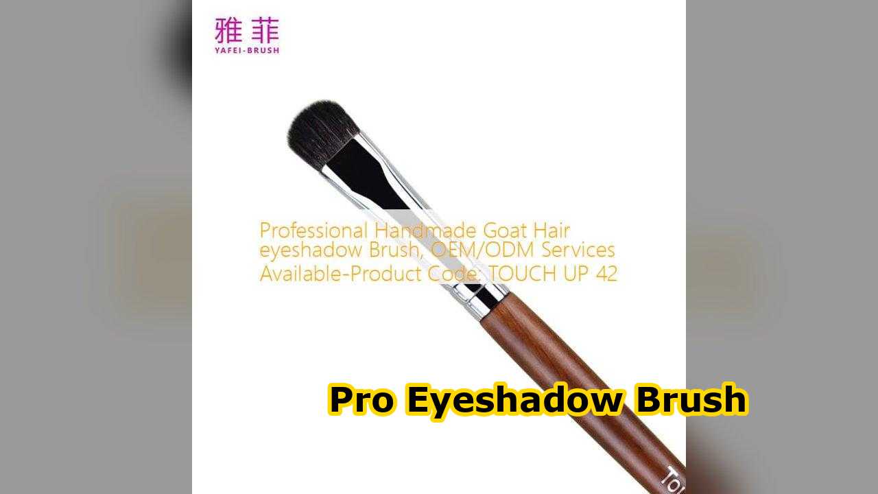 Professioneller handgefertigter Lidschattenpinsel aus Ziegenhaar, OEM/ODM-Dienstleistungen verfügbar - Produktcode: TOUCH UP 42